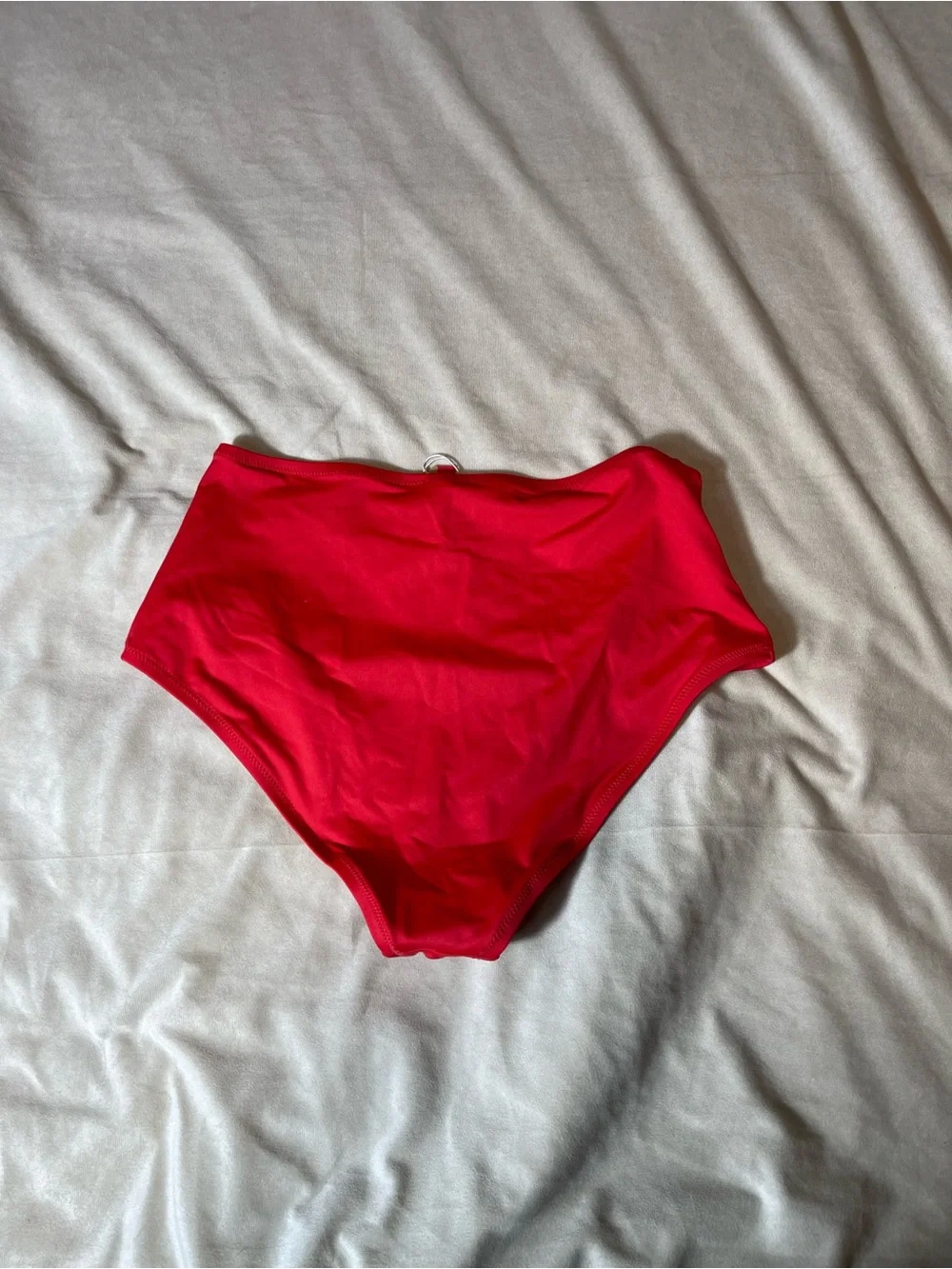 SKIMS Swim Full Brief Ruby Red Bikini Bottoms Small NWT